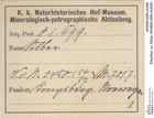 Etiketten zu Silber (NHMW-MIN-Ai499)